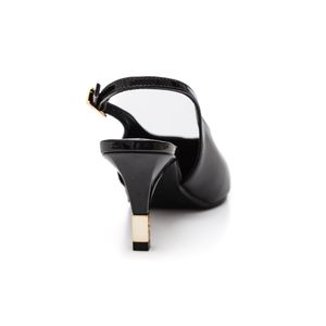 Sapato Via Marte Scarpin Feminino Verniz  227-005-01 Preto