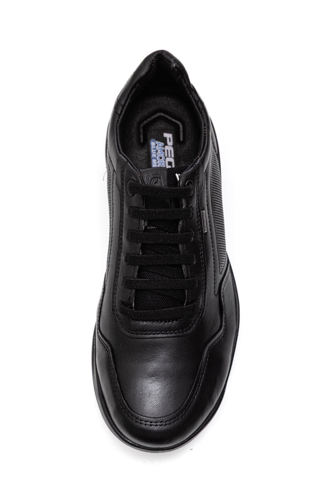 Tenis-Casual-Pegada-Masculino-Em-Couro-Levitech-126801-01-Preto