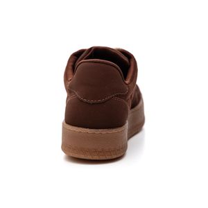 Tênis Via Marte Casual Feminina Nobuck  216-002-01 Marrom