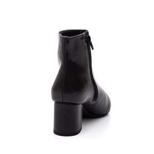 Bota Chá De Mel Cano Baixo Feminina Fico Fino 20.810-03 Preto