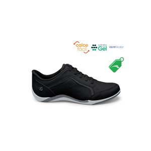 Tênis Kolosh Calce Facil Feminino Gel Tr Bicolor C1299a-01 Preto