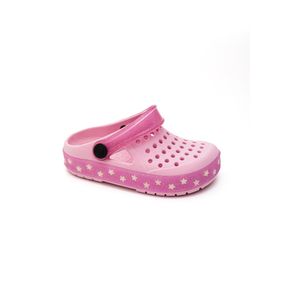 Sandalia Luelua Galocha Infantil Menina Estrelas 145008-720 Rosa