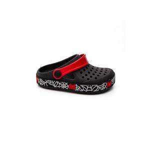 Sandalia Luelua Galocha Infantil Menino Aranha 145502-313 Preto