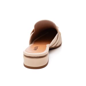 Sapatilha Mississipi De Salto Bloco Feminina Bico Fino Mc881-05 Off-White