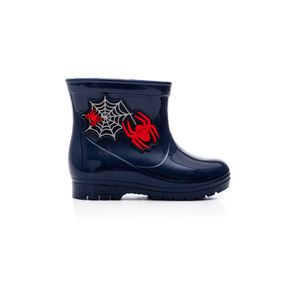 Bota Luelua Galocha Infantil Menino Cano Baixo Aranha 45073-05 Azul