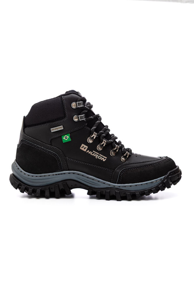 Coturno Huron Adventures Masculino Trilha 257 Preto