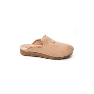 Pantufa Pegada Feminina Em Tecido Atoalhado 266012-01 Bege