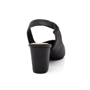 Sapato Modare Ultra Conforto Feminino Elástico Slingback 7377.120.21736 Preto