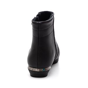 Bota Piccadilly Cano Curto Feminina 147316 Preto