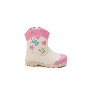 Bota Pequito Country Infantil Menina Cano Alto 72.300-12 Rosa