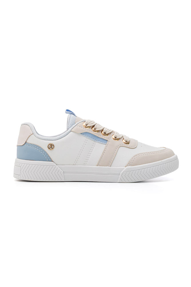 Tênis Kolosh Casual Feminino Retrô Impulse+ C3004b-03 Off-White
