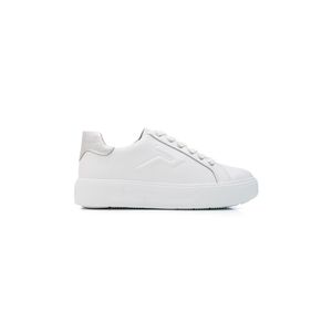 Tênis Pegada Feminino Em Couro Levitech 211216-01 Branco