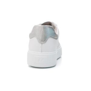 Tênis Pegada Feminino Em Couro Levitech 211216-01 Branco