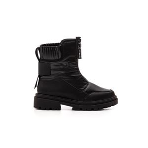 Bota Ramarim Coturno Feminino Com Zíper Frontal 2561134-01 Preto