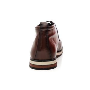 Bota Br2  Cano Curto Masculina Couro 1821-0008 Marrom