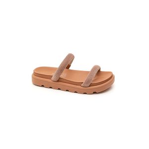 Chinelo Vizzano Rasteira Feminina Strass 6459.110 Cobre