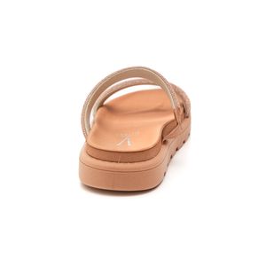 Chinelo Vizzano Rasteira Feminina Strass 6459.110 Cobre