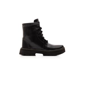 Bota Ortobaby Coturno Juvenil Menina Cadarço 38001-002 Preto