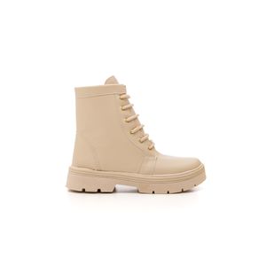 Bota Ortobaby Coturno Juvenil Menina Cadarço 38001-002 Off-White