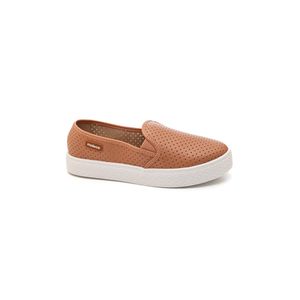 Tênis Moleca Slip On Feminino Flatform 5712.304 Nude