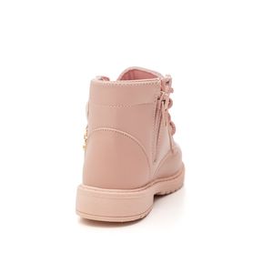 Bota Doce Pé Coturno Infantil Menina Coração 35040-390 Rosa