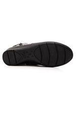 Bota-Comfortflex-Cano-Curto-Rasteira-Feminina-Ziper-Lateral-2591301-Preto