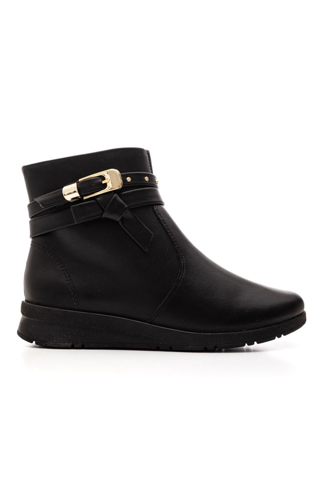 Bota-Comfortflex-Cano-Curto-Rasteira-Feminina-Ziper-Lateral-2592302-07-Preto