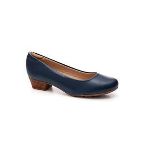 Sapato Modare Conforto Feminino Salto Baixo 7032.500 Marinho