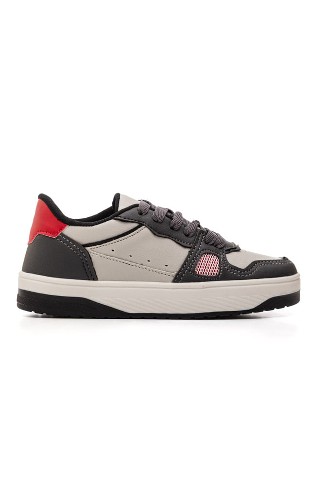 Tenis-Fiocco-Juvenil-Menino-Versatil-Sy921-Cinza