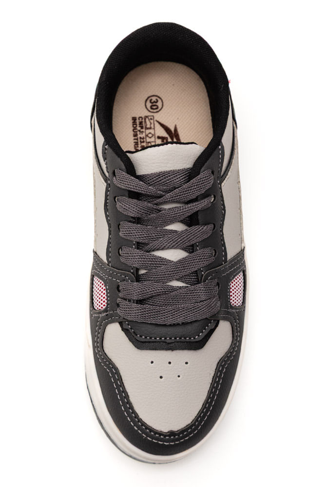 Tenis-Fiocco-Juvenil-Menino-Versatil-Sy921-Cinza
