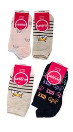 Meia-Selene-Cano-Baixo-Feminina-Estampada-7060.001.5505-Multicolorido