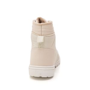 Bota Fiocco Coturno Juvenil Menina Cadarço Fb9223f Off-White
