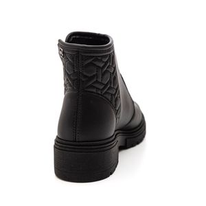Bota Dakota De Cano Curto Feminina Costuras Matelassê Da841-06 Preto