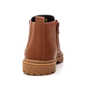 Bota Kature Coturno Juvenil Menino Cano Curto 1203.442/450 Caramelo