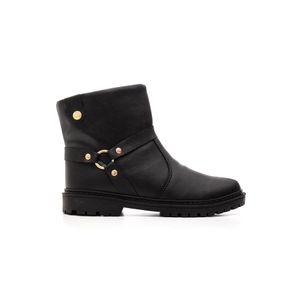 Bota Kature Coturno Juvenil Menina Cano Curto 1204.440/450 Preto