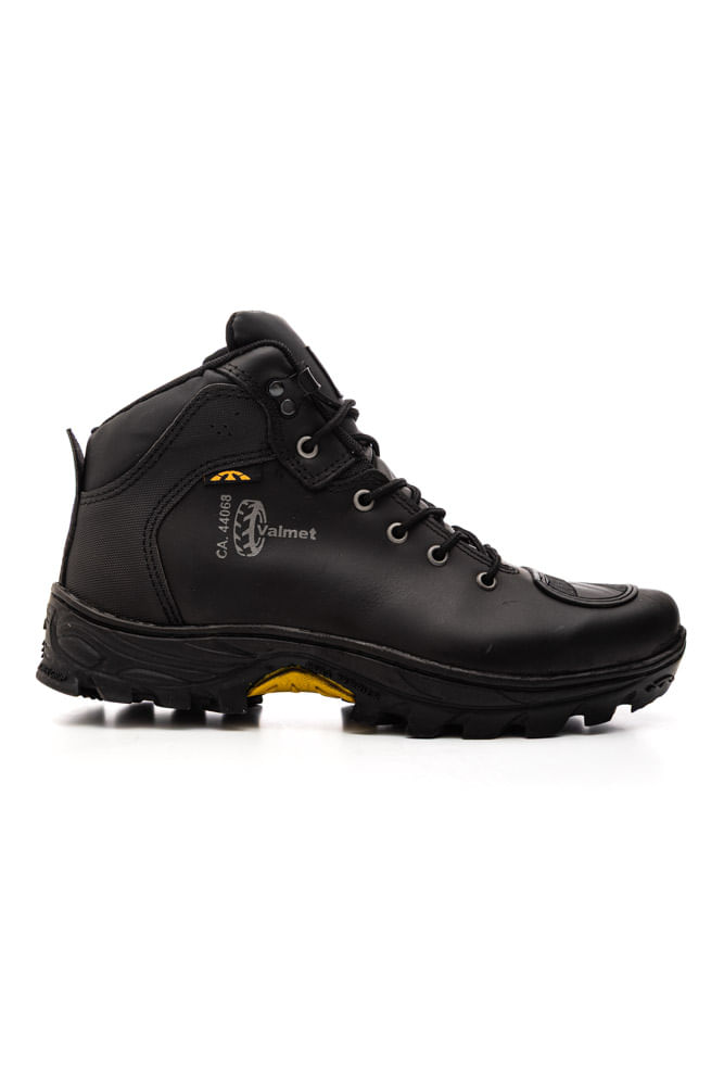 Bota Bull Terrier Valmet Moto Masculina 2 Preto
