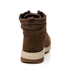 Bota Ped Shoes Coturno Masculino Couro Emborrachado Ra8000-1096 Marrom