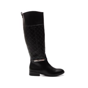 Bota Via Marte Montaria Cano Alto Feminina Napa Montana 085-013-01 Preto