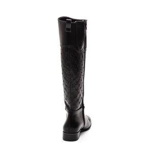 Bota Via Marte Montaria Cano Alto Feminina Napa Montana 085-013-01 Preto