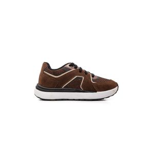 Tênis Via Vip Casual Juvenil Menino Camurça Vnj3006m Marrom