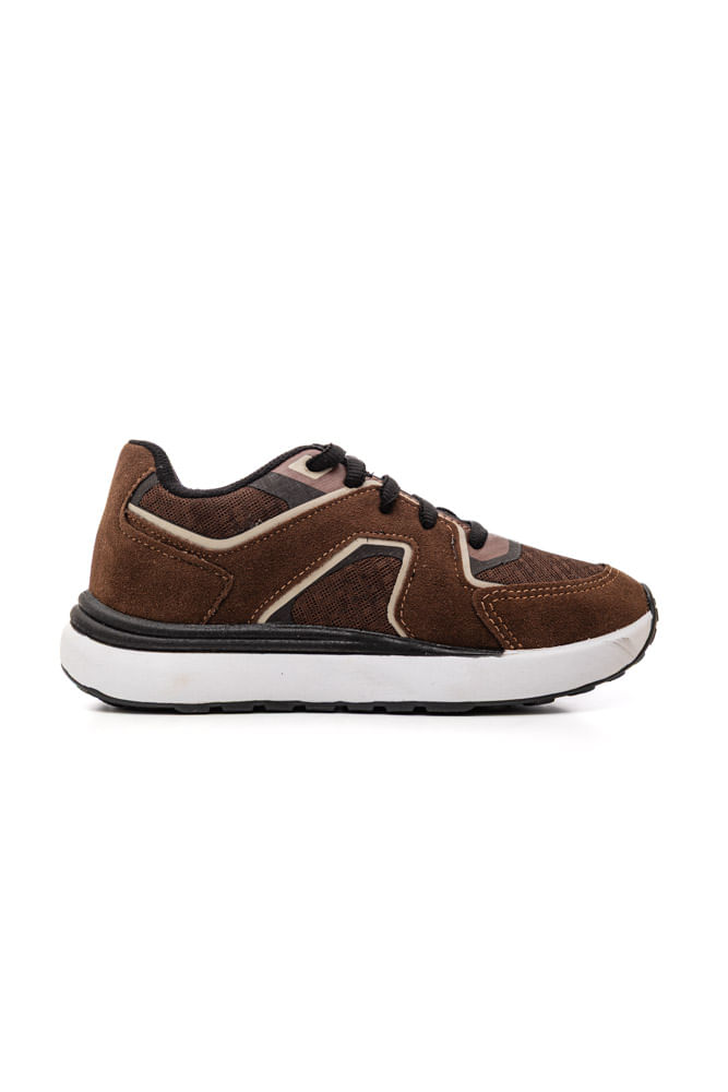Tenis-Via-Vip-Casual-Juvenil-Menino-Camurca-Vnj3006m-Marrom-