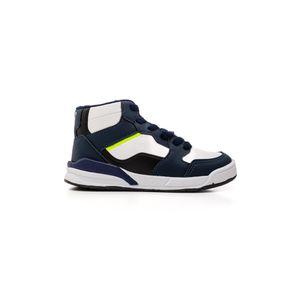 Tênis Via Vip Casual Juvenil Menino Cano Alto Vv4021 Branco