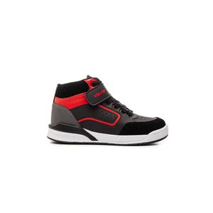 Tênis Via Vip Casual Juvenil Menino Velcro Vv4022 Preto