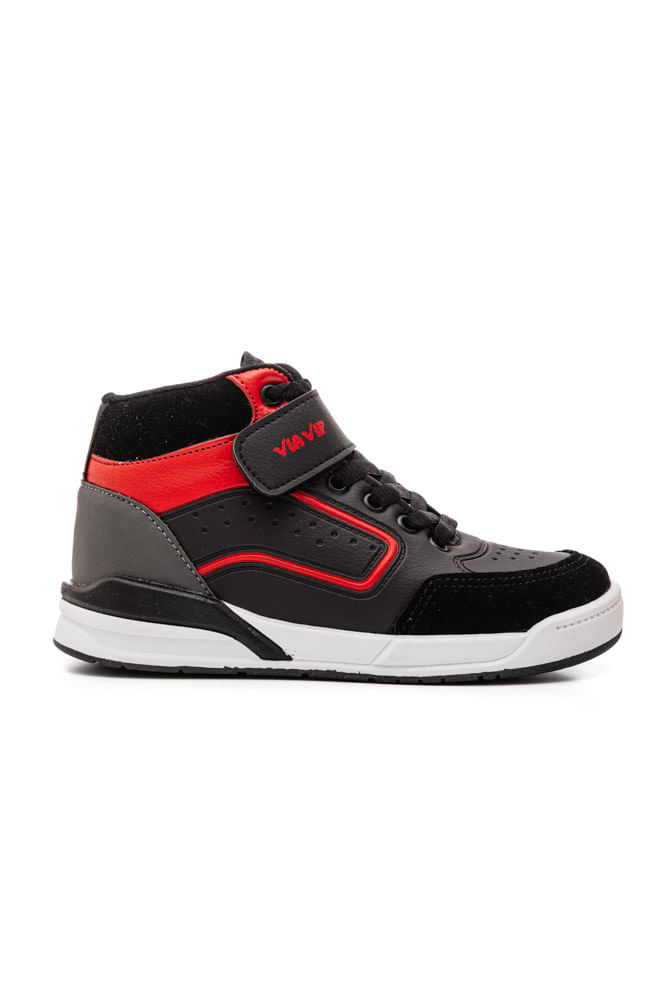Tenis-Via-Vip-Casual-Juvenil-Menino-Velcro-Vv4022-Preto-