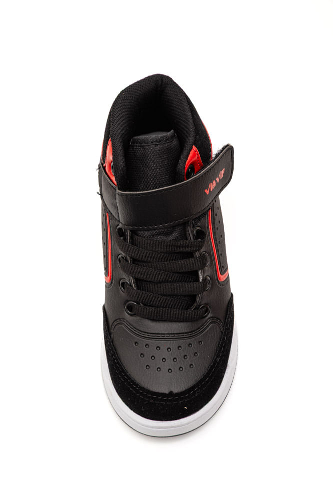 Tenis-Via-Vip-Casual-Juvenil-Menino-Velcro-Vv4022-Preto-