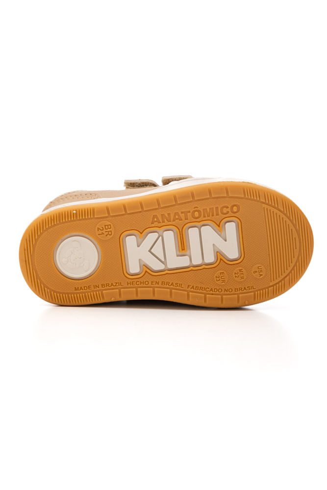 Tenis-Klin-Casual-Bebe-Menino-Fitas-Aderentes-166.188-17094-Bege