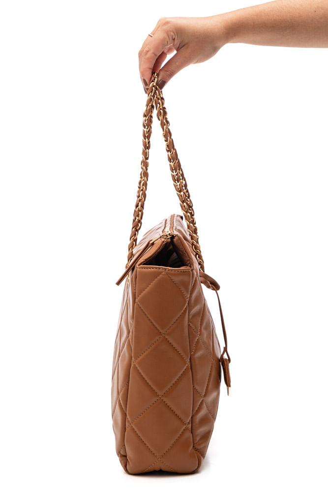 Bolsa-Tote-Via-Marte-Matelasse-Grande-Feminina-B1-160-01-Marrom