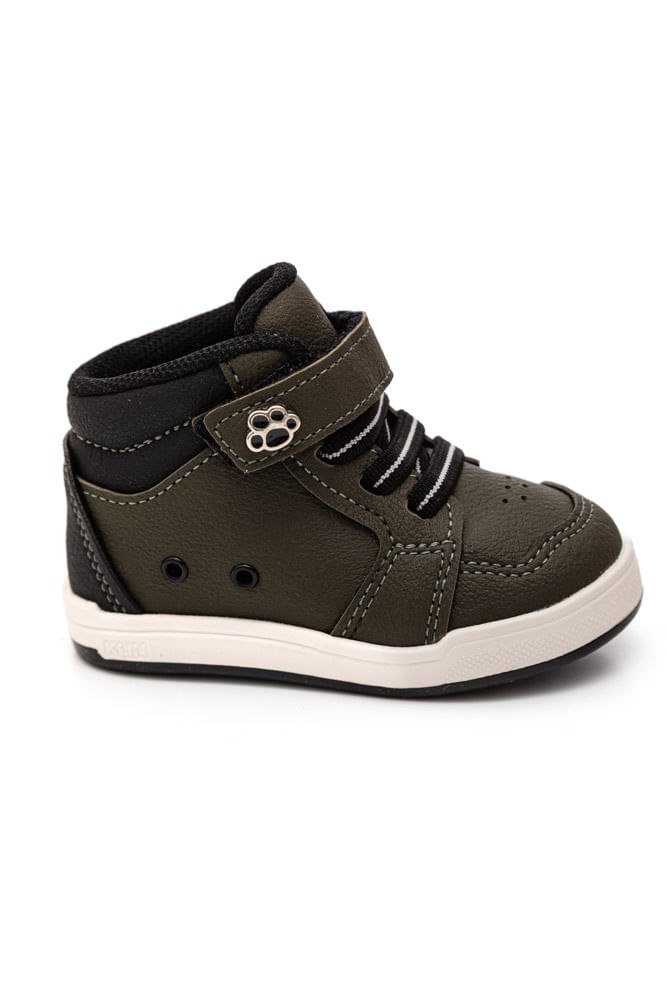 Klin Sapatenis Cano Alto Infantil Masculino Cano Alto Tenis De Led