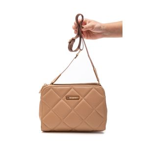 Bolsa Tiracolo Via Marte Matelassê Média Feminina B1-162-01 Nude
