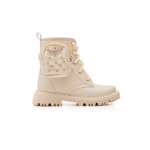 Bota Nilqi Coturno Juvenil Menina Mini Bag 1650.03.19 Off-White